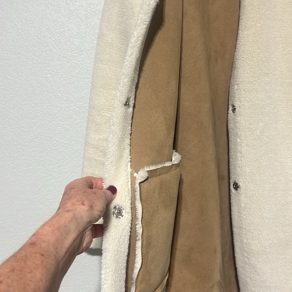 Micheal Stars Women's Cream Coat size med - Picture 3 of 5